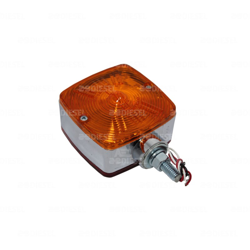 PLAFÓN 12V 32 LED CROMADO ESTROBO DIRECCIONAL