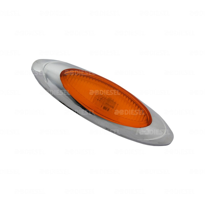 PLAFÓN ÁMBAR OJO DE GATO ELIPTICO SELLAD