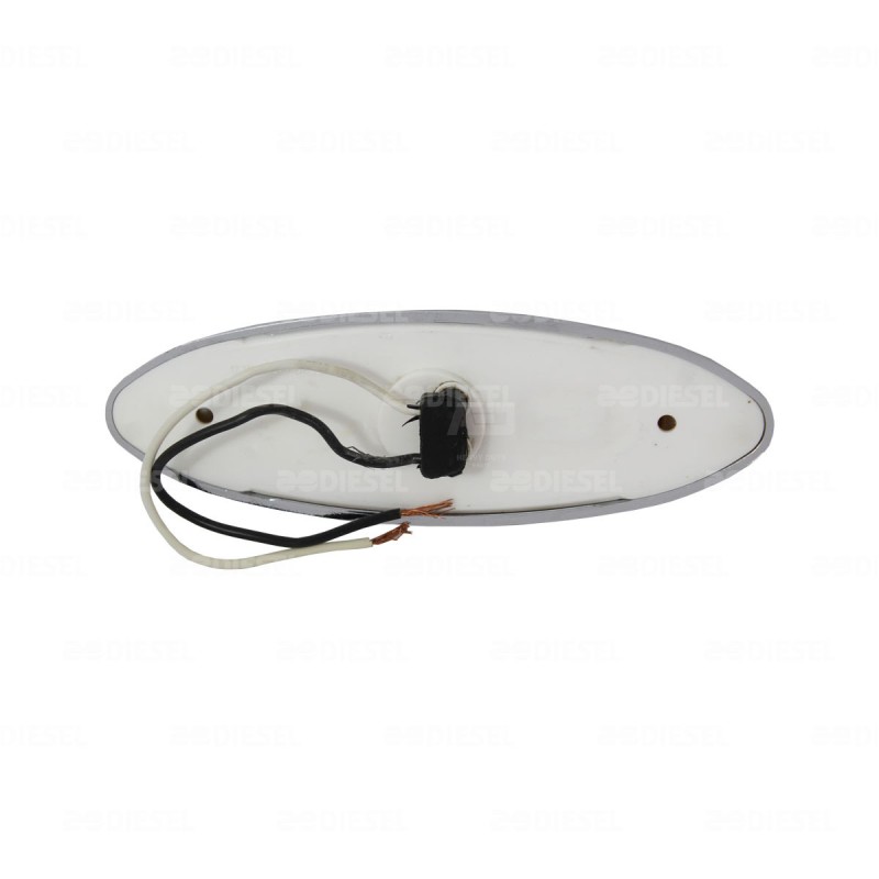 PLAFÓN ÁMBAR OJO DE GATO ELIPTICO SELLAD