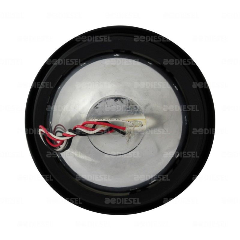 PLAFÓN 12V 24 LED 4" ÁMBAR GOMA ESTROBO