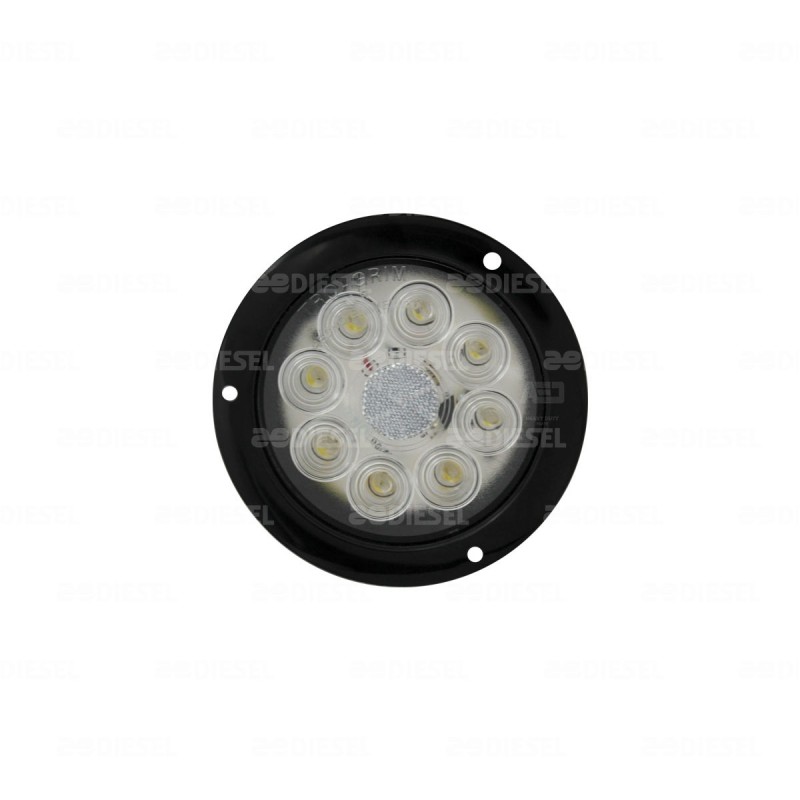 PLAFÓN 12/24V 8 LED 4" BLANCO NEGRO ALTA/BAJA