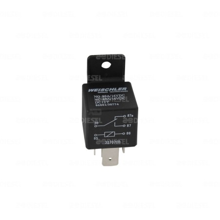 RELEVADOR 12V 5 P GRUESAS 60-80A NC NO