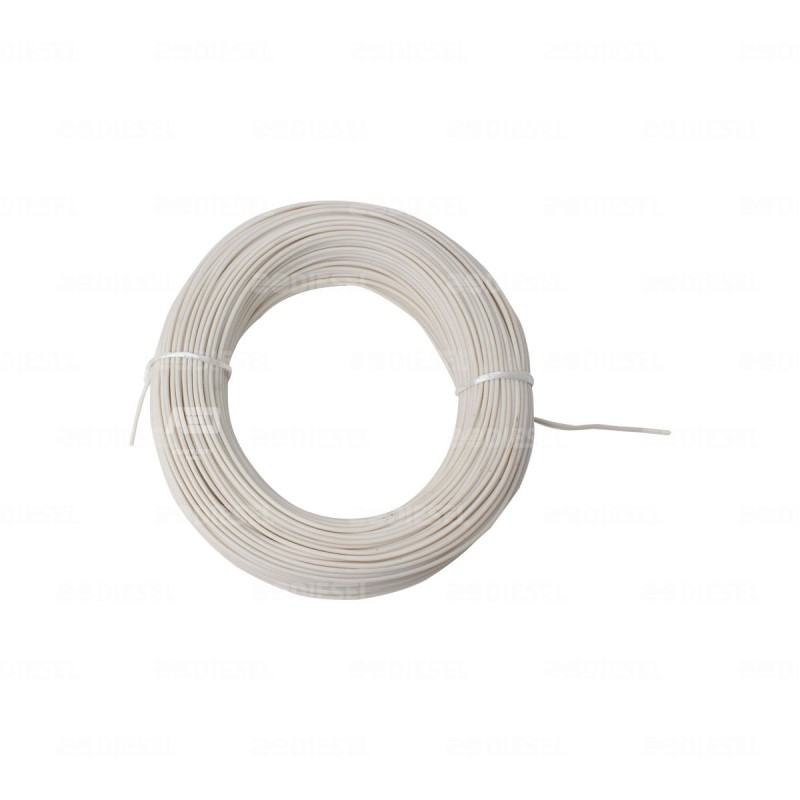 CABLE #18 PLASTICO FLEX 100MT BLANCO