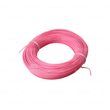 CABLE #18 PLASTICO FLEX 100MT ROSA