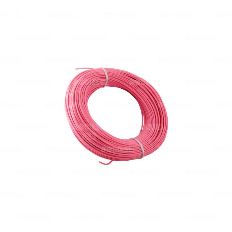 CABLE #18 PLASTICO FLEX 100MT ROSA