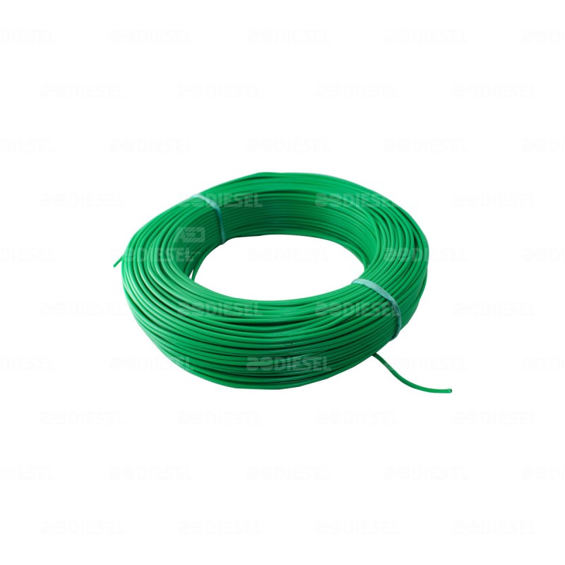 CABLE #18 PLASTICO FLEX 100MT VERDE