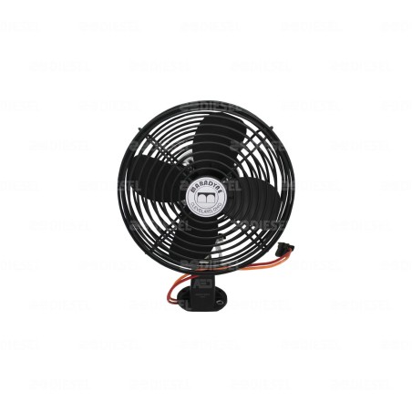 VENTIL 12V 8000 NEGRO 2 VEL SIN INTERP