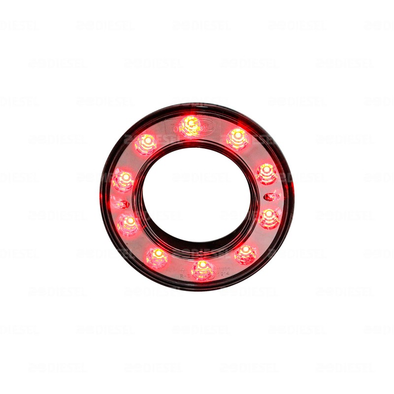 PLAFÓN 12V 12LED CUARTO/STOP DONA