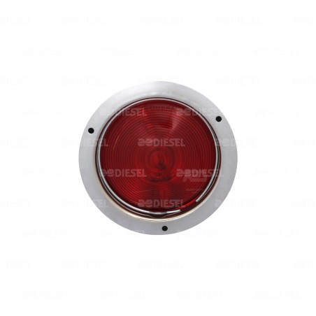 PLAFÓN ROJO 4" LAMINA CR EMB C/A C/F