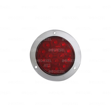PLAFÓN 12V 14LED ROJO BRIDA GIRATORIO