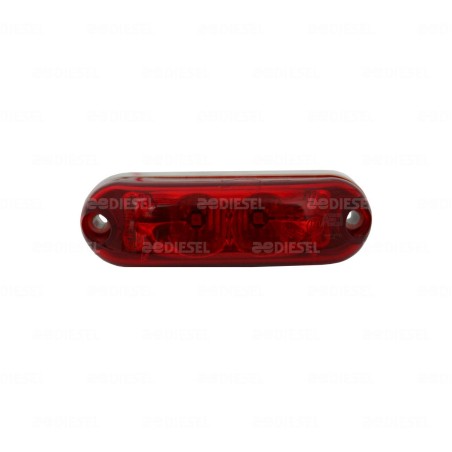 PLAFÓN 24V LED ROJO ZEPELIN