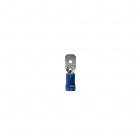 TERMINAL ENCHUFE MACHO AZUL