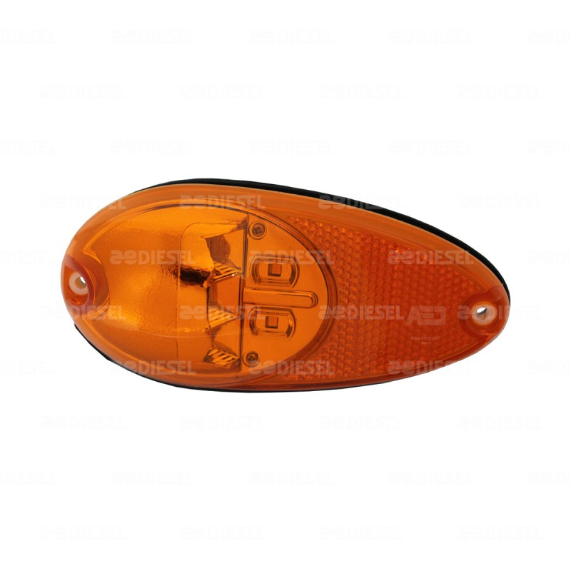 PLAFÓN 12/24V LED ÁMBAR S/ARNES