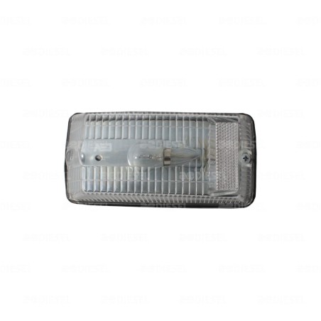 PLAFÓN 12V CRISTAL CASETA C/FOCO