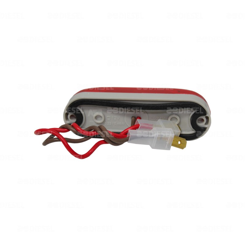 PLAFÓN 12/24V LED ROJO ZEPELIN