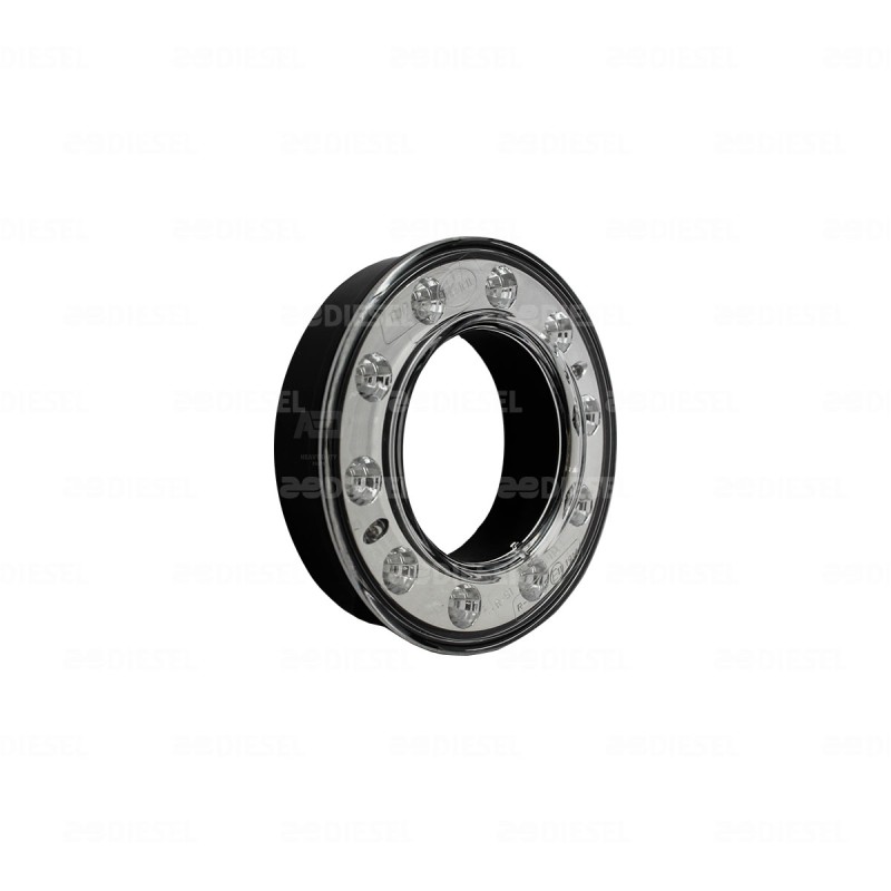 PLAFÓN 24V 10 LED ÁMBAR DONA ROTADO