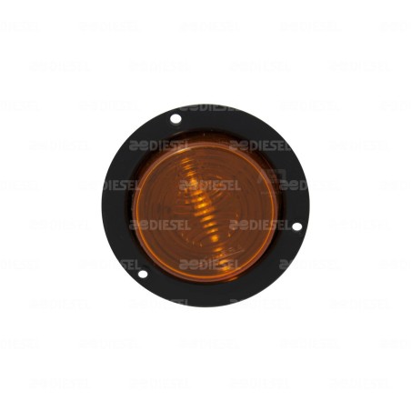 PLAFÓN 2 1/2" ÁMBAR CIRCULAR BRIDA REMAC