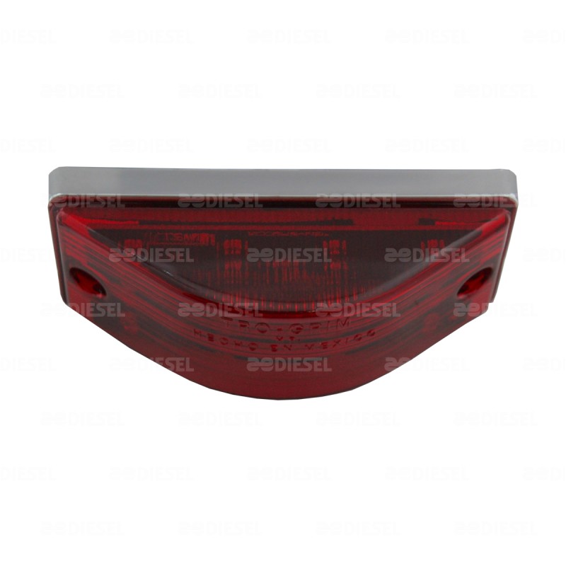 PLAFÓN 12/24V 12LED ROJO F11/F12 C/M DESCONTINUADO