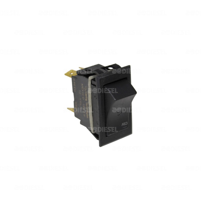 INTERRUPTOR 2 PASOS 12V TECLA 9912 D/DORADO