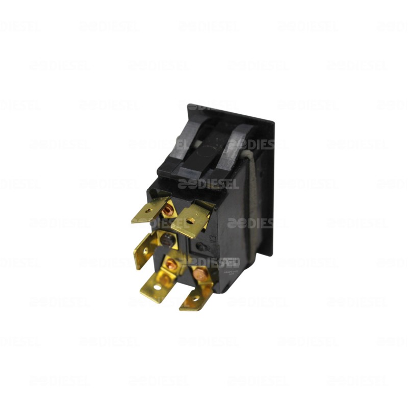 INTERRUPTOR 2 PASOS 12V TECLA 9912 D/DORADO
