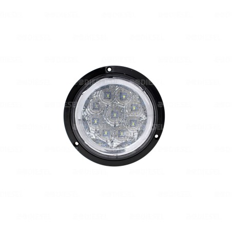 PLAFÓN 12V 9LED CRISTAL/HUMO 7115 C/A
