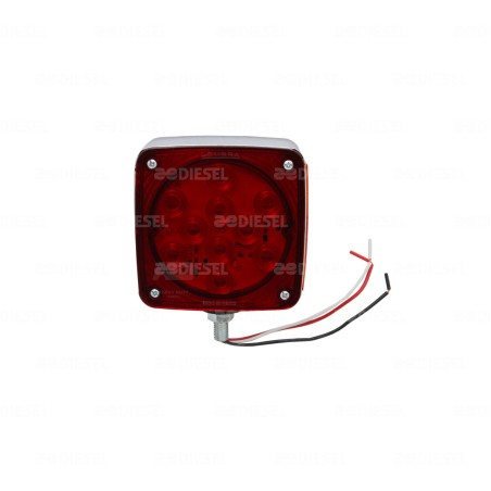 PLAFÓN 12V 25LED IZQUIERDO DIREC CUADRADA