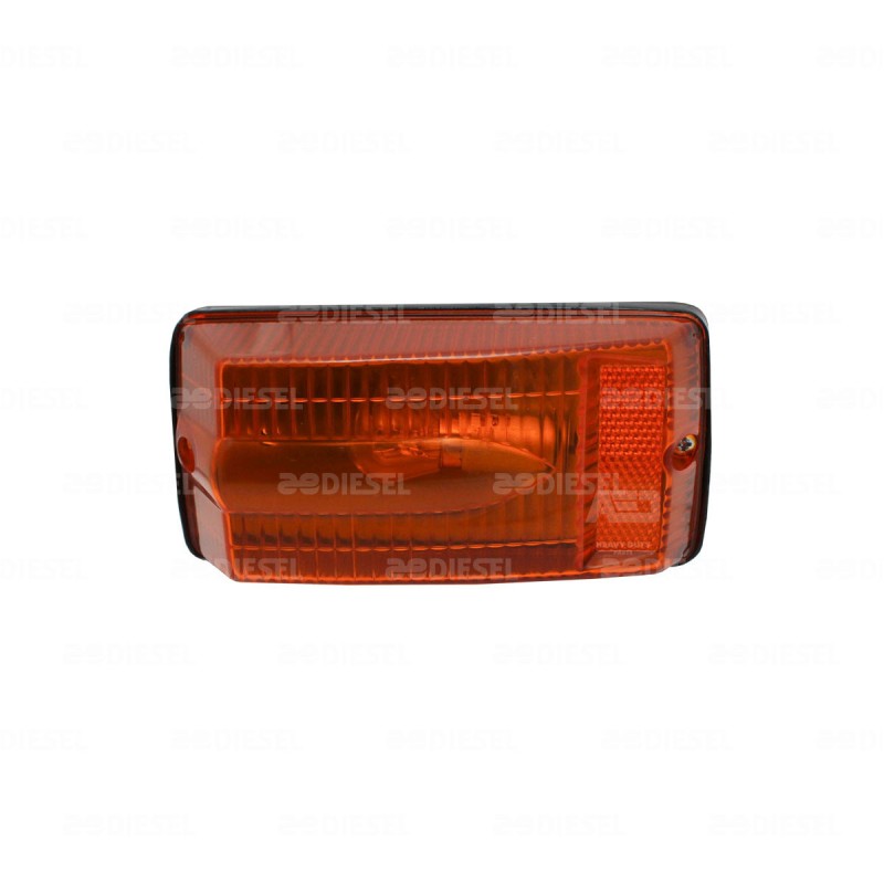 PLAFÓN 12V ÁMBAR CASETA C/FOCO