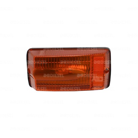 PLAFÓN 12V ÁMBAR CASETA C/FOCO