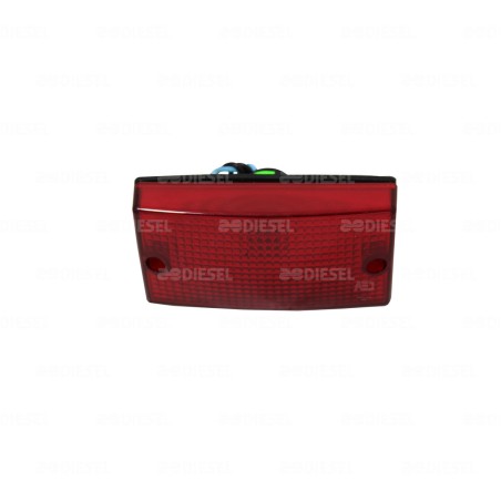 PLAFÓN LATERAL ROJO BUSSCAR T/NVO 5026