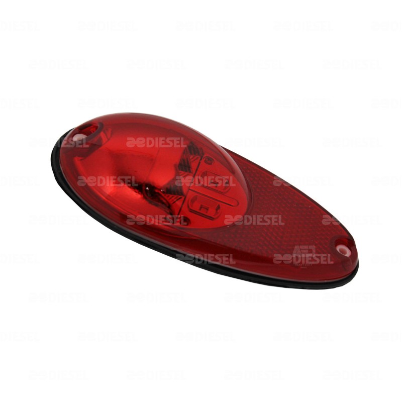 PLAFON 24V LED ROJO LAT 2 F C/C G7=9225