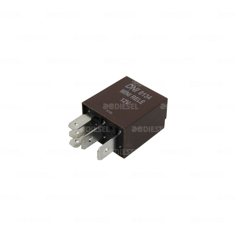 RELEVADOR 12V 5T 20A/30A MINI RESISTEN S/S