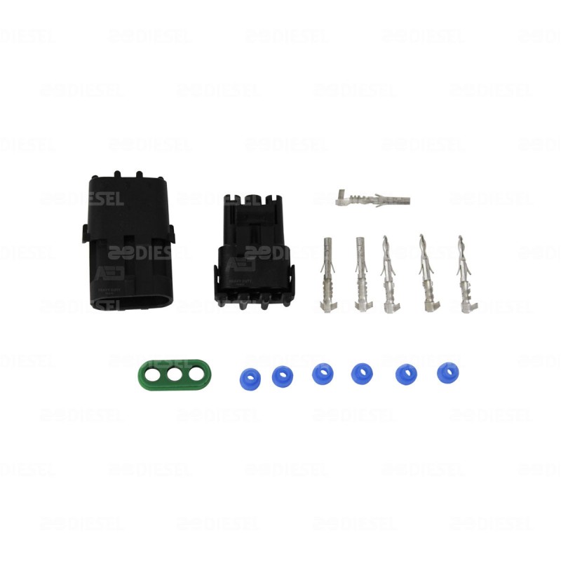 CONECTOR KIT 3 VIAS PACKARD HEMBRA MACHO