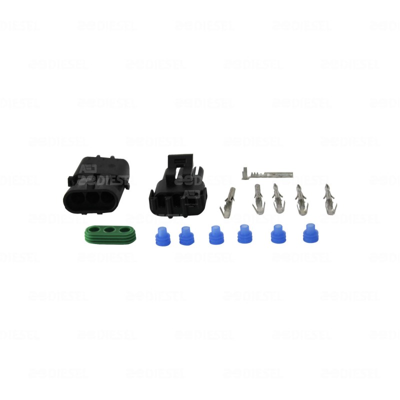 CONECTOR KIT 3 VIAS PACKARD HEMBRA MACHO