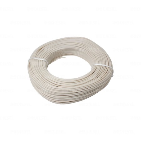 CABLE #14 PLASTICO 100MT BLANCO