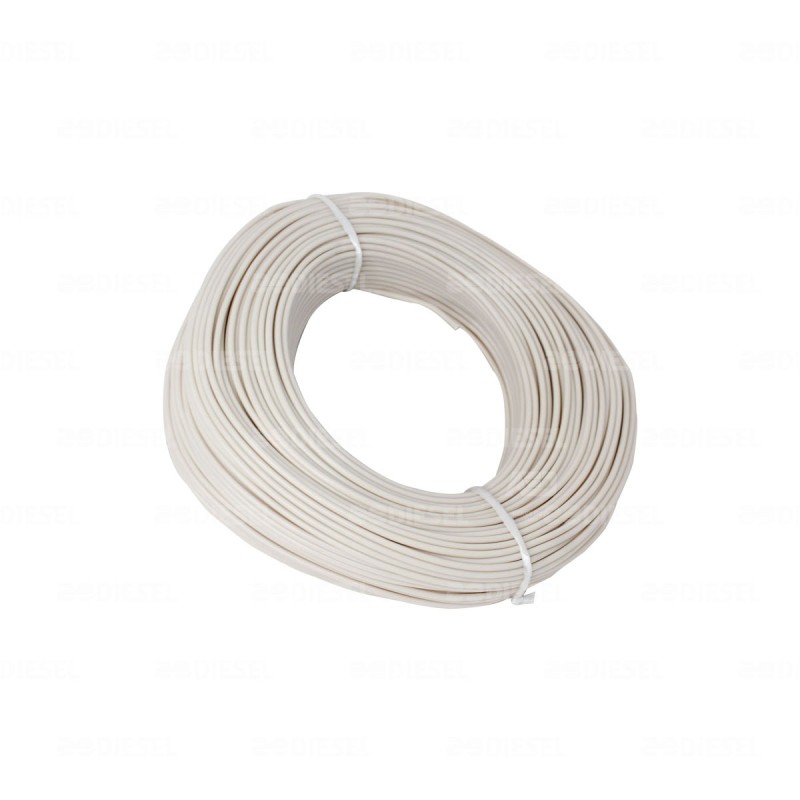 CABLE #14 PLASTICO 100MT BLANCO