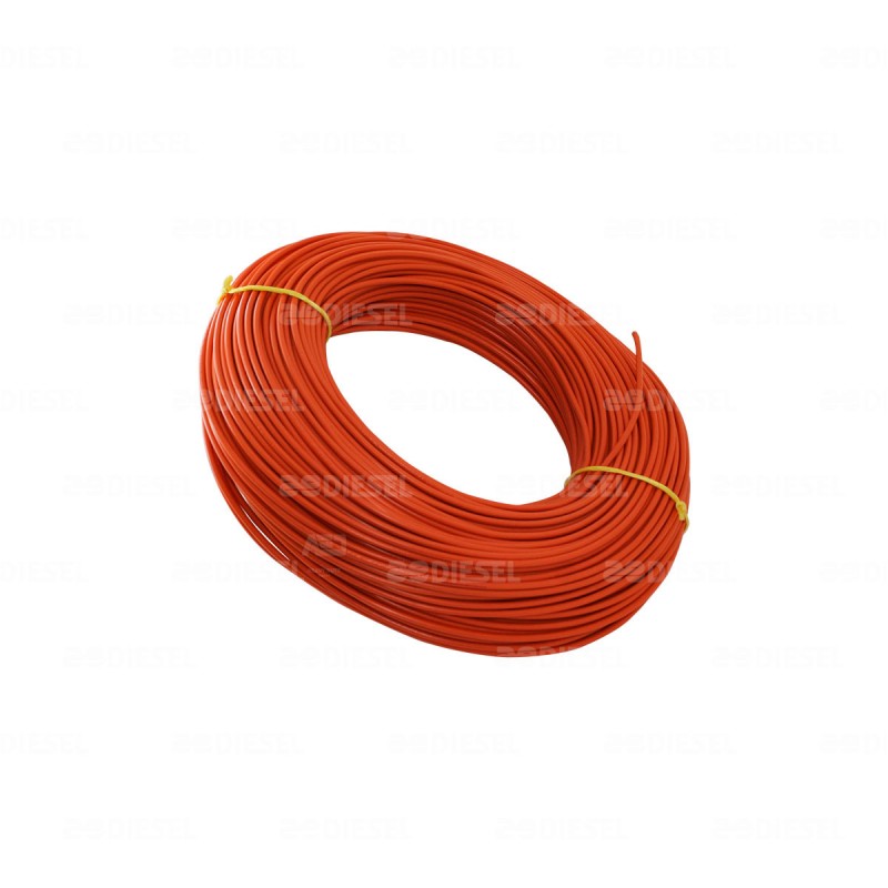 CABLE #14 PLASTICO 100MT NARANJA