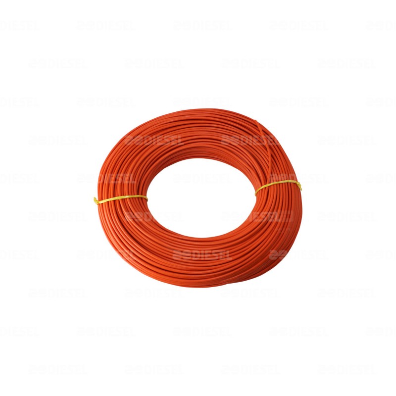 CABLE #14 PLASTICO 100MT NARANJA