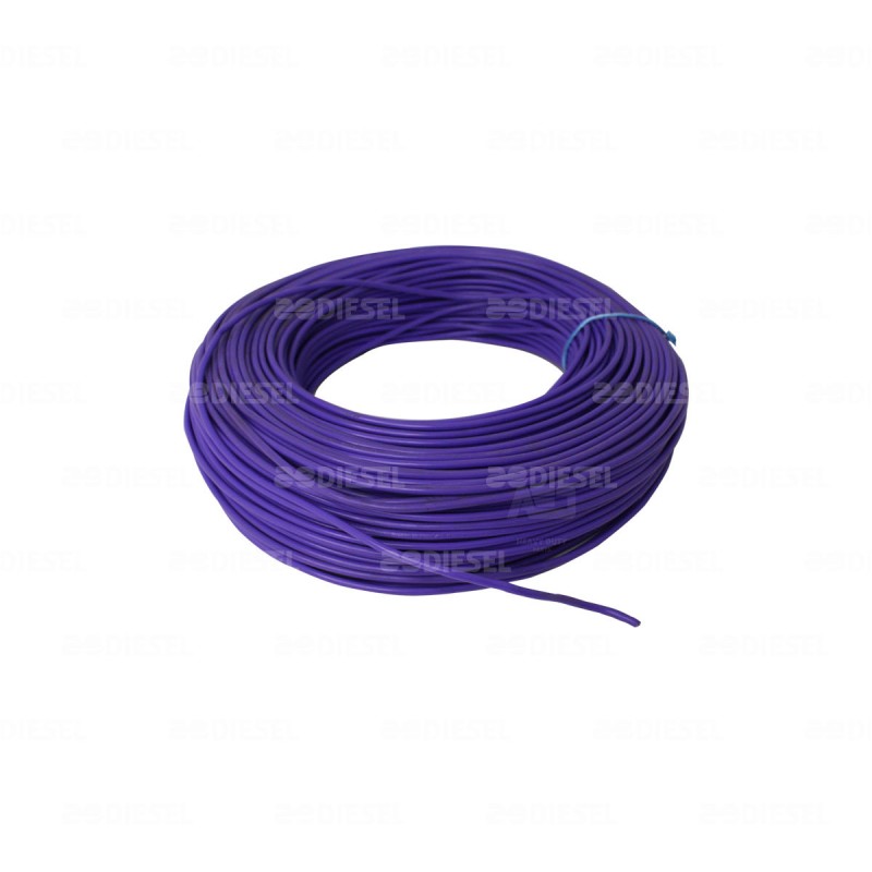 CABLE #14 PLASTICO 100MT VIOLETA