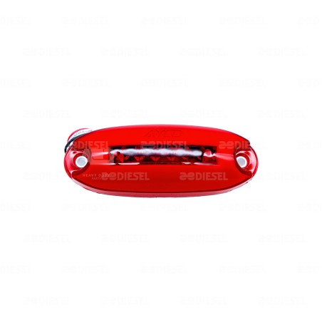 PLAFÓN 12/24V 5 LEDS LATERAL ROJO NEÓN FIJA AYCO