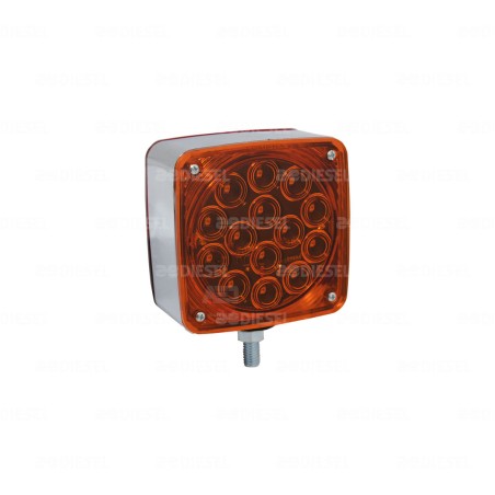 PLAFON 12V 33 LED DIREC IZQ CR CUADRADA