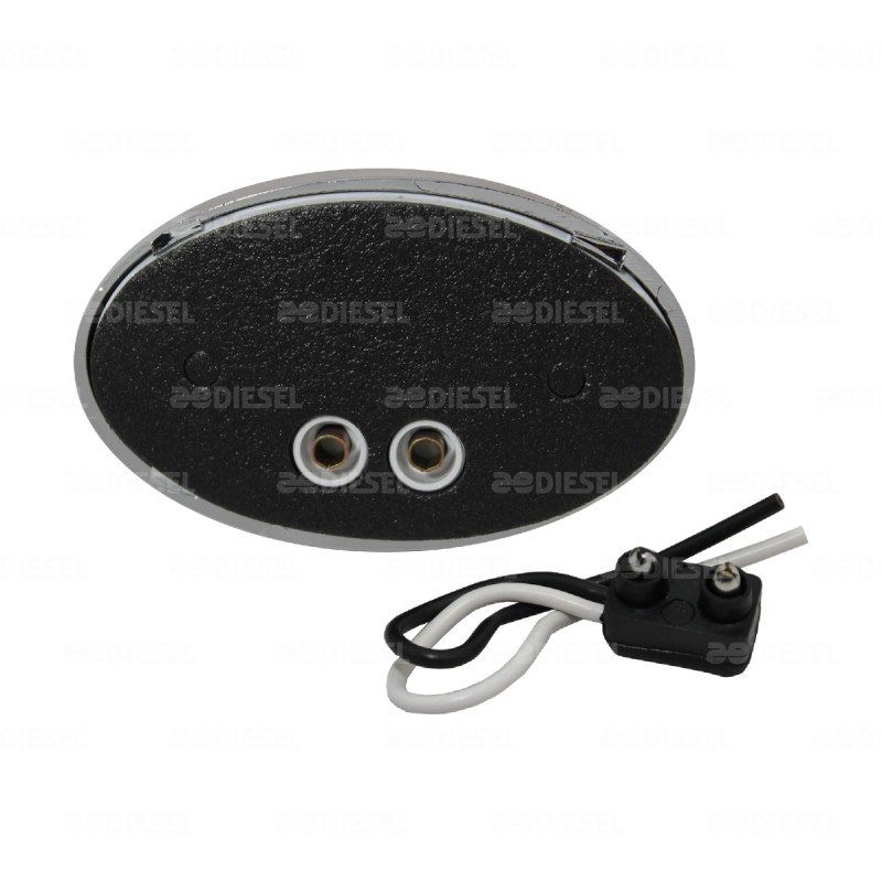 PLAFÓN 12V LED ROJO ELIPTICO P10LS