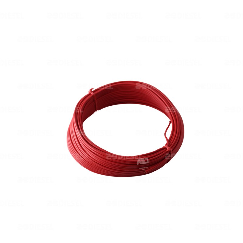 CABLE #18 PLASTICO FLEX ROLLO 30MTS ROJO