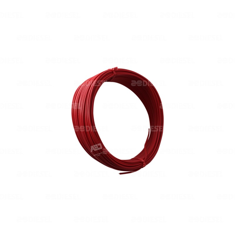 CABLE #18 PLASTICO FLEX ROLLO 30MTS ROJO