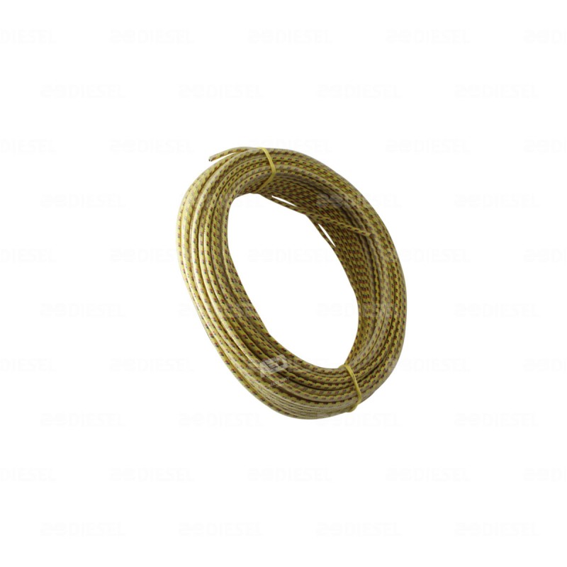 CABLE #18 LAQUEADO ROLLO 30 MTS AMARILLO