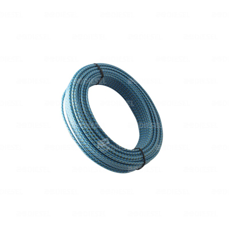 CABLE #14 LAQUEADO ROLLO 30MTS AZUL