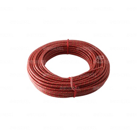 CABLE #10 LAQUEADO ROLLO 30MTS ROJO
