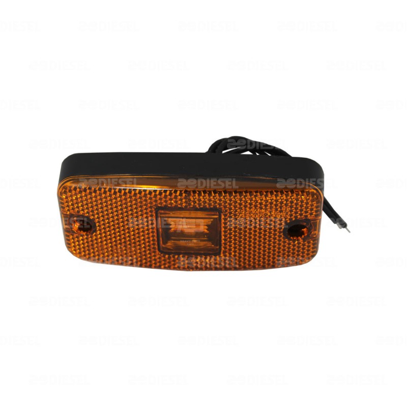 PLAFÓN 12/24V 2 LED ÁMBAR LAT