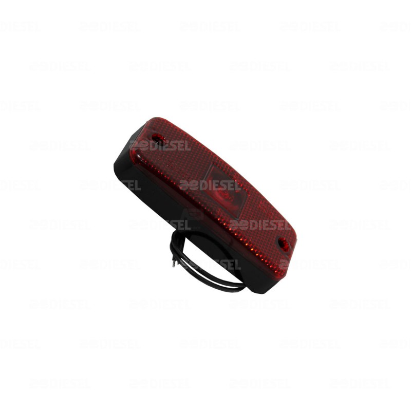 PLAFÓN 12/24V 1 LED LATERAL ROJO