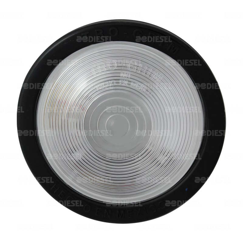 PLAFÓN 12V FOCO 4" BLANCO GOMA ALTA/BAJA/FIJA