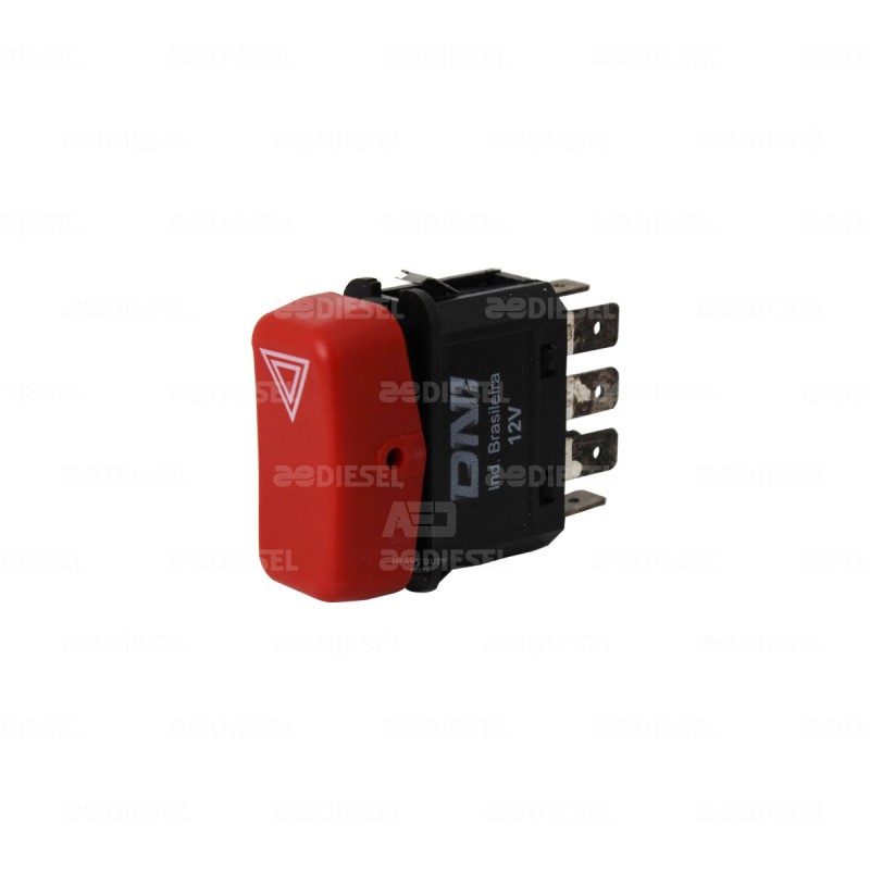 INTERRUPTOR 1 PASO 8 TERMINALES 12V EMERGENCIA VIAGGIO